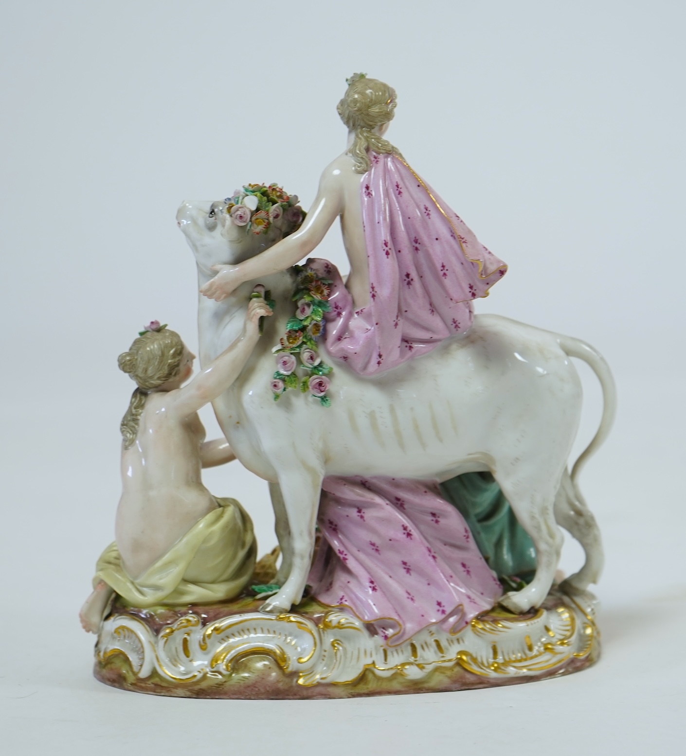 A Meissen group of Europa and the Bull, late 19th century